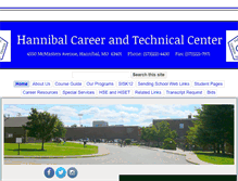 Tablet Screenshot of hannibal.tec.mo.us